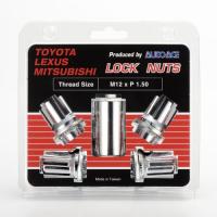 レクサス『純正タイプ』アルミホイール用ロックナット47mmロングクロームメッキ4個セット