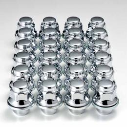 トヨタ『純正タイプ』 6穴アルミホイール用ナット37mmショート クロームメッキ1台分24個
