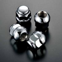 ホンダ『純正タイプ』6穴 ホイール用ショートナット　クロームメッキ1台分24個