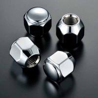 ダイハツ軽『純正タイプ』4穴アルミホイール用ナット　クロームメッキ1台分