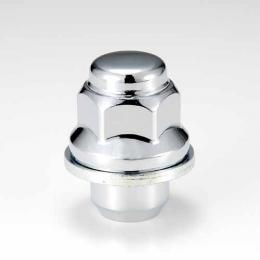 三菱『純正タイプ』アルミホイールナットリング付ショートタイプクロームメッキ単品