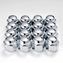 日産軽(モコ・ルークス)『純正タイプ』4穴アルミホイール用ナット　クロームメッキ16個1台分