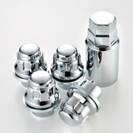 トヨタ『純正タイプ』アルミホイール用ロックナット37mmショートクロームメッキ4個セット