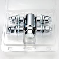 トヨタ『純正タイプ』アルミホイール用ロックナット37mmショートクロームメッキ4個セット